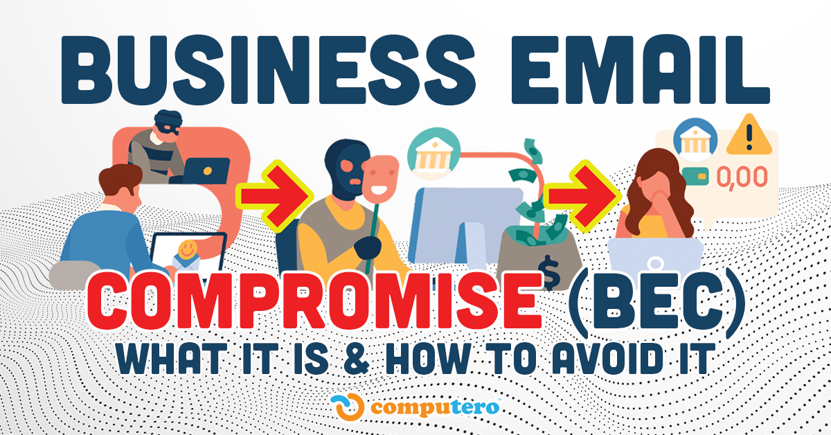 Business Email Compromise (BEC) illustration