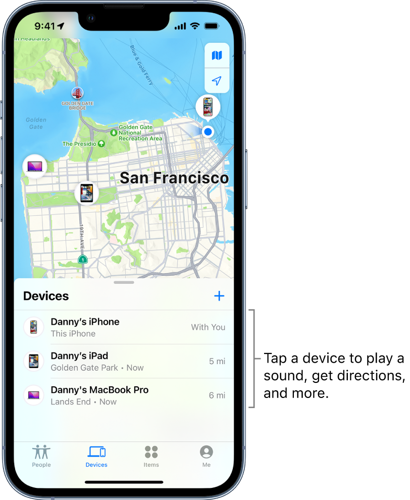 find my iphone - useful when phone is missing or stolen