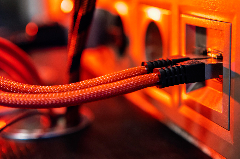 Organized network patch panel and cabling