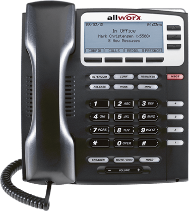 Allworx VoIP desk phone