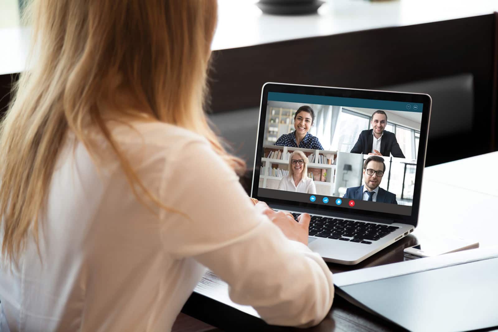 Computero remote support video call