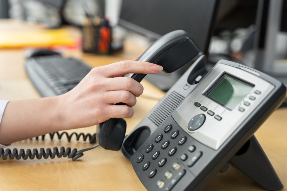 VoIP phone installation